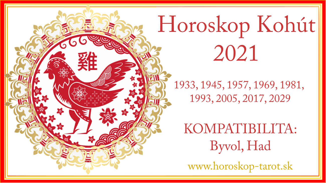 čínsky horoskop 2021 kohut