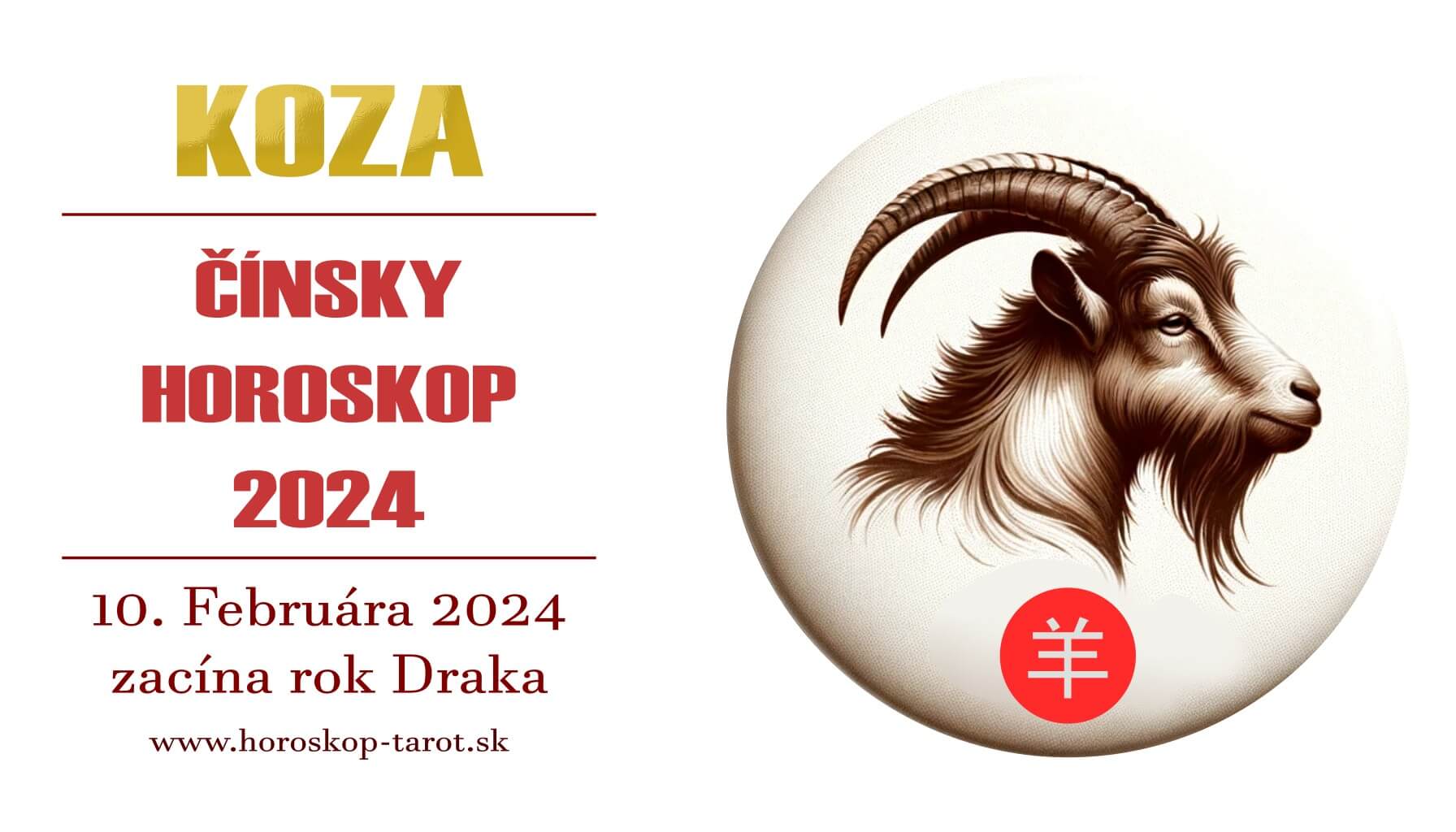 Koza Čínsky Horoskop 2024 (Láska, Zdravie, FengŠuej 2024) horoskop