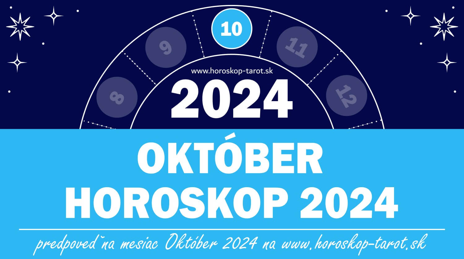 Mesačný Horoskop 2024 Október 2024 horoskoptarot.sk