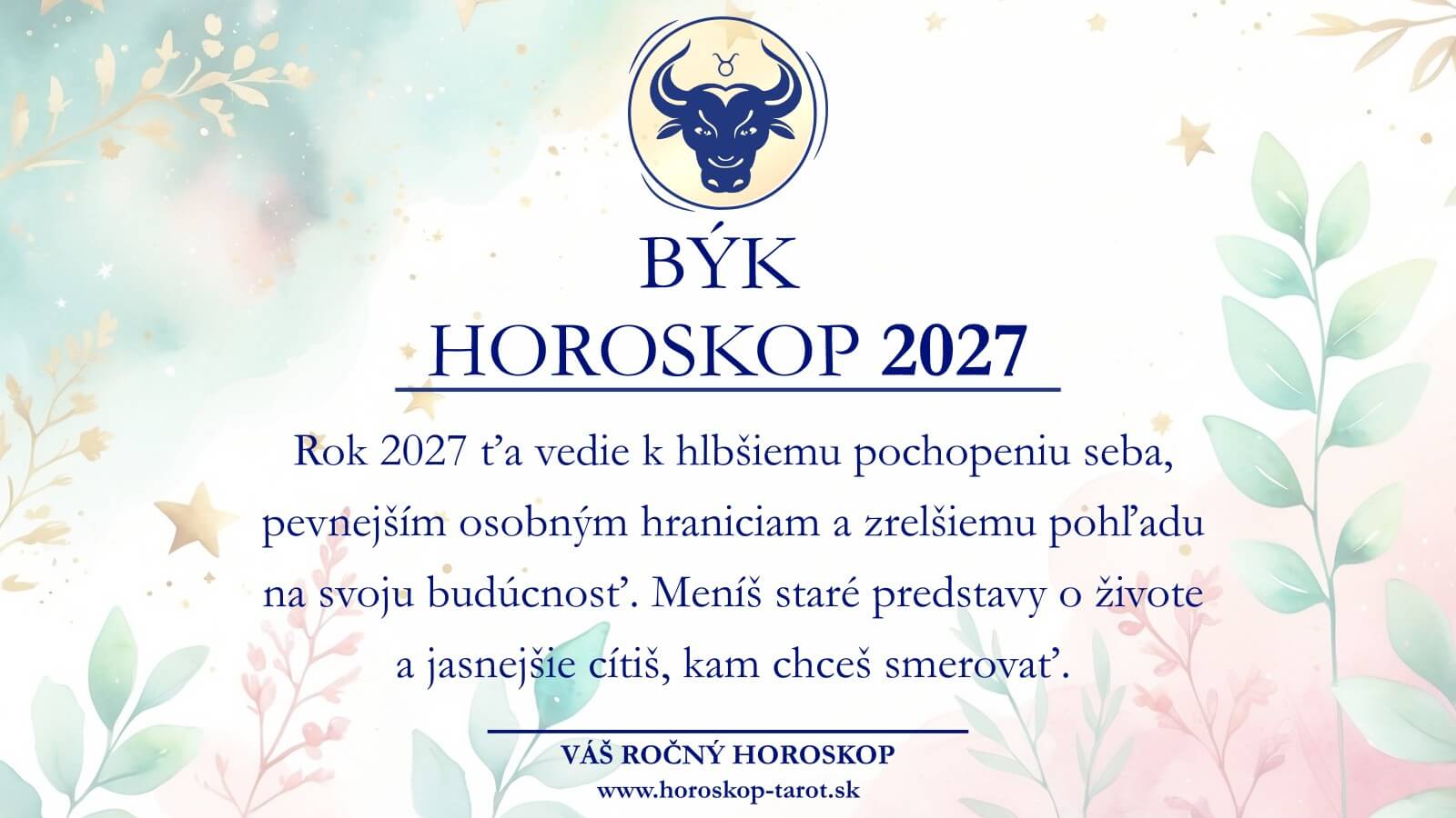 horoskop 2027 býk