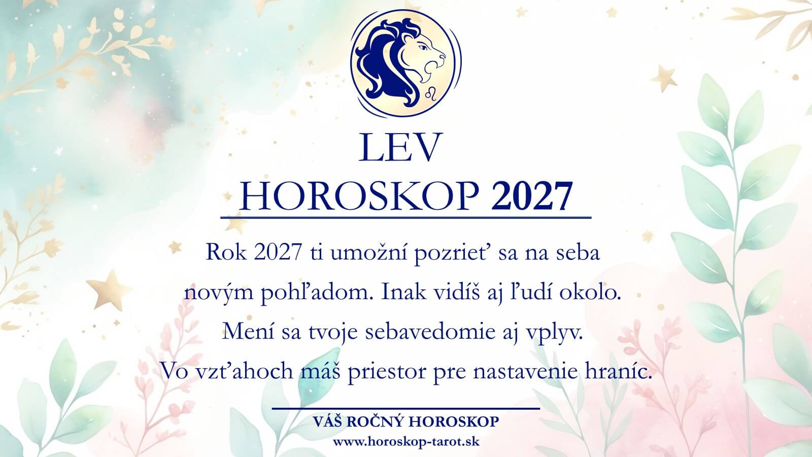 horoskop 2027 lev