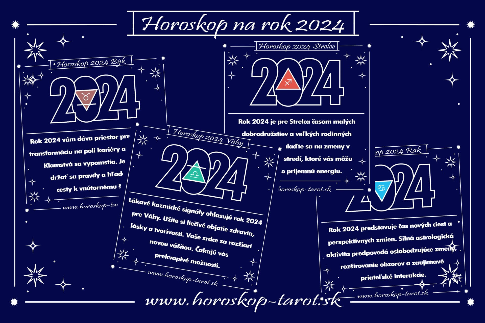 Ročný Horoskop na rok 2024 Galéria horoskoptarot.sk