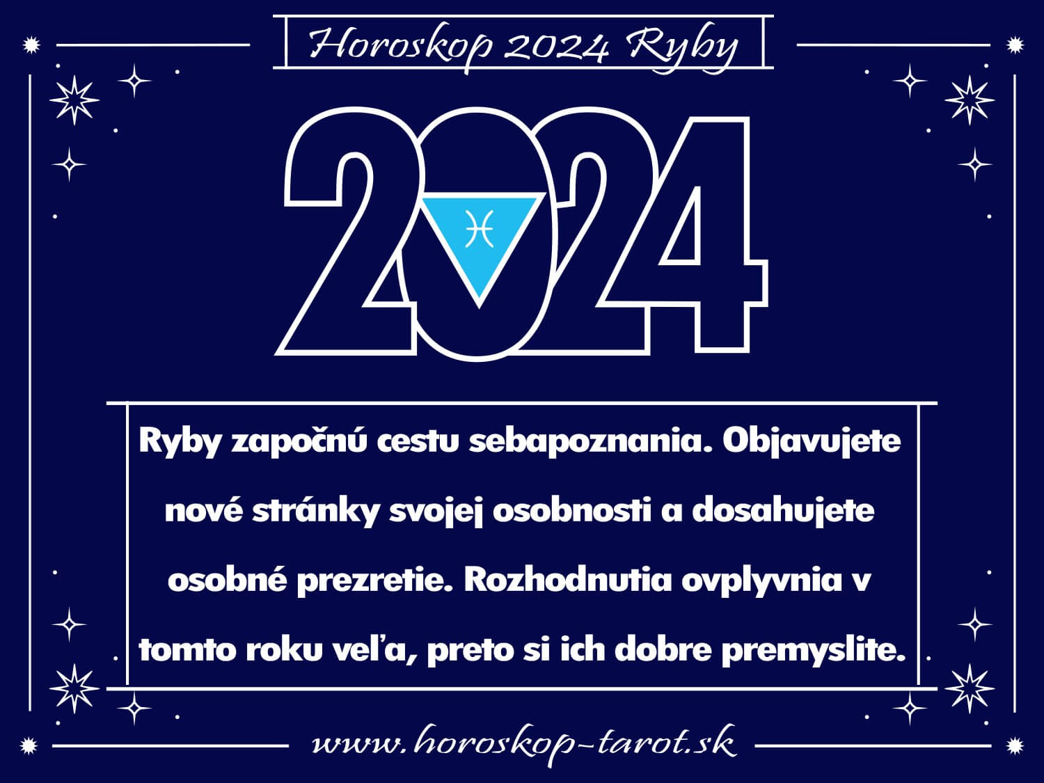 Ročný Horoskop Na Rok 2024 Ryby | Horoskop-tarot.sk