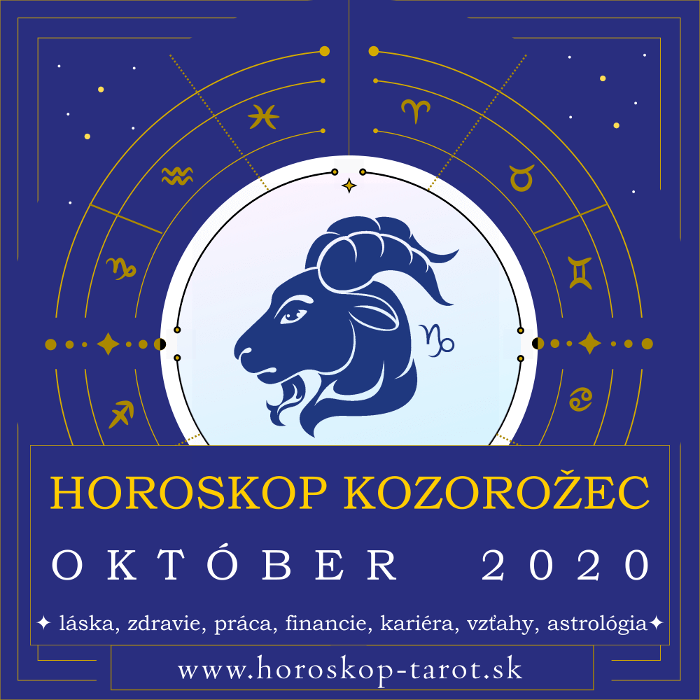 Október 2020 Horoskop Kozorožec