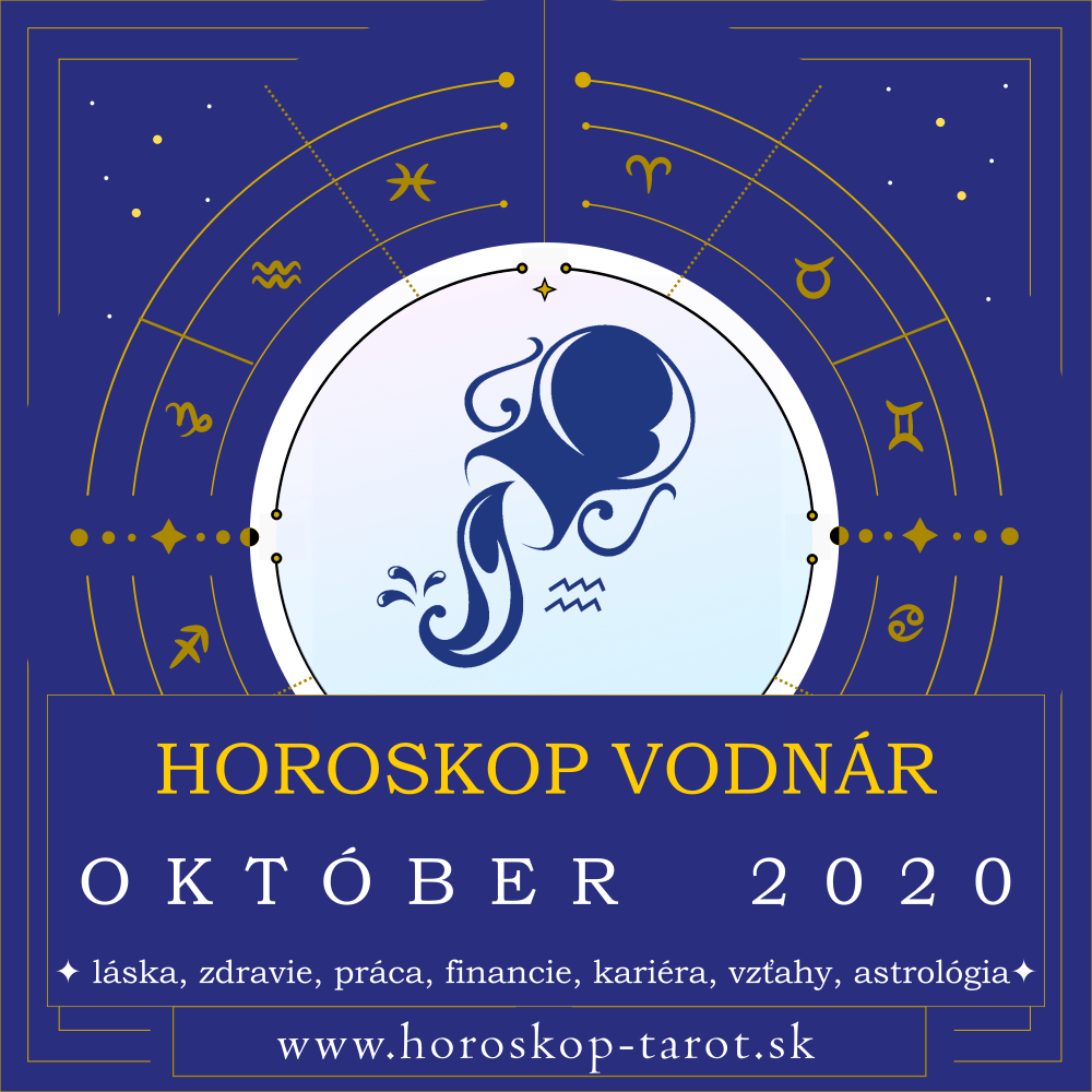 Október 2020 Horoskop Vodnár
