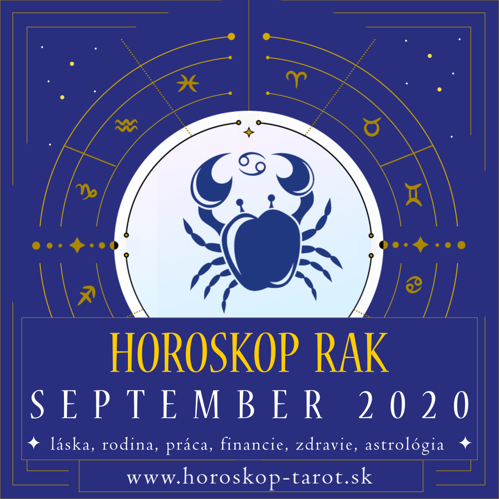 Horoskop September pre znamenie Rak