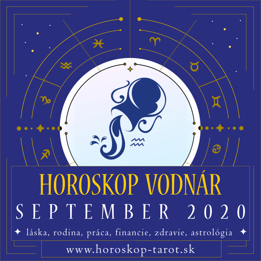Horoskop September pre znamenie Vodnár