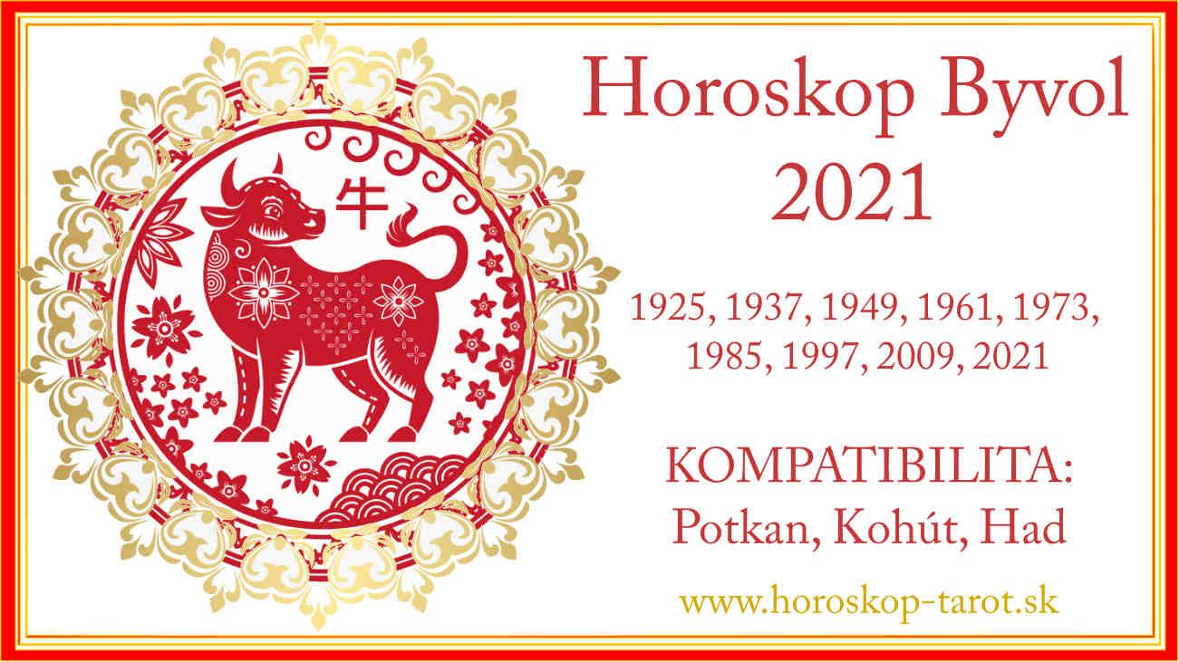 čínsky horoskop 2021 byvol