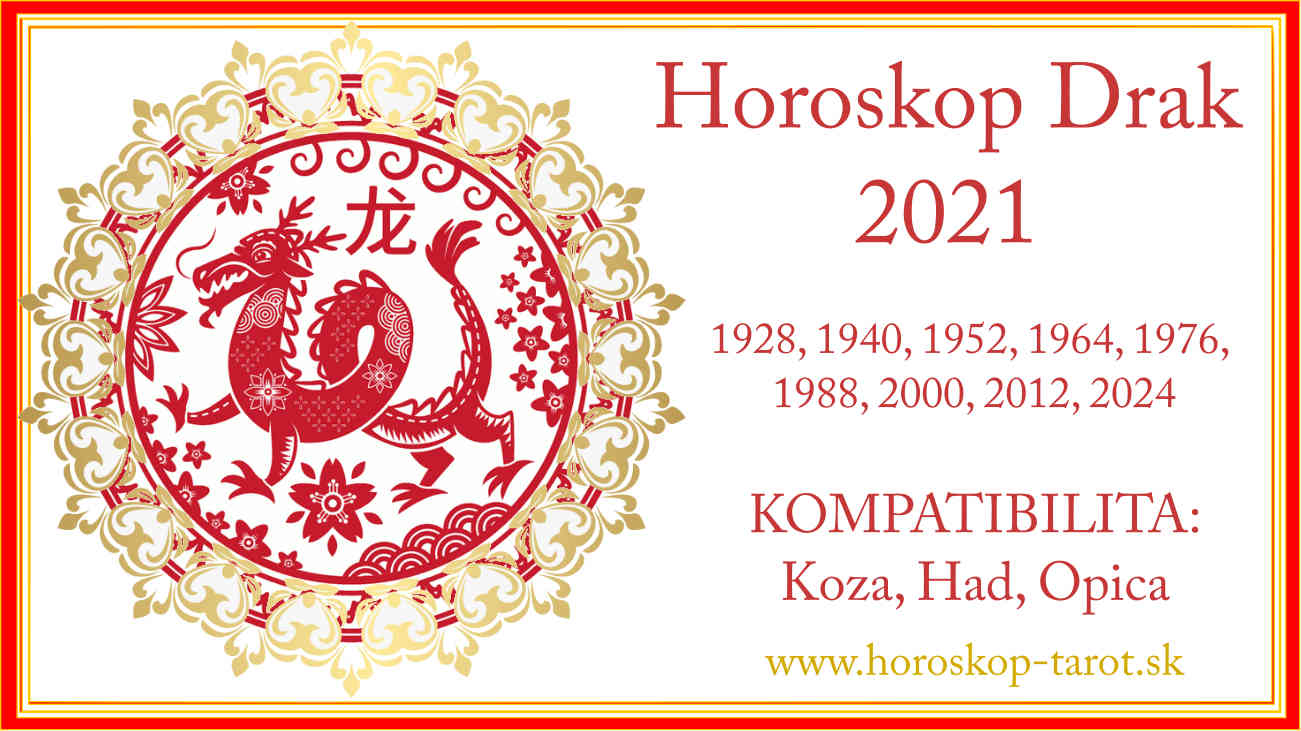 čínsky horoskop 2021 drak