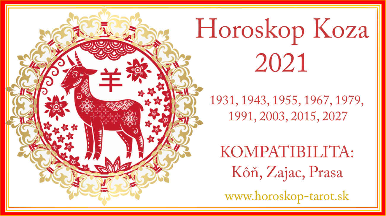 čínsky horoskop 2021 koza