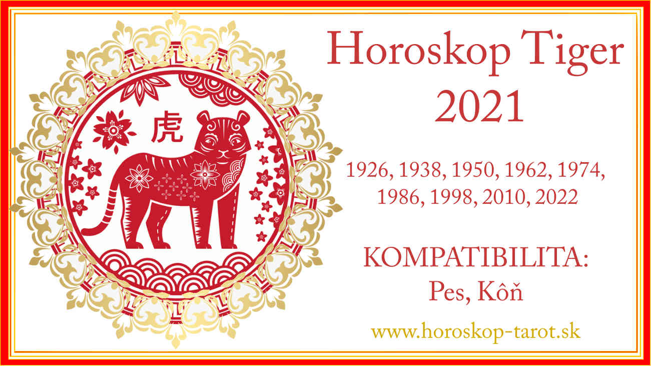 čínsky horoskop 2021 tiger