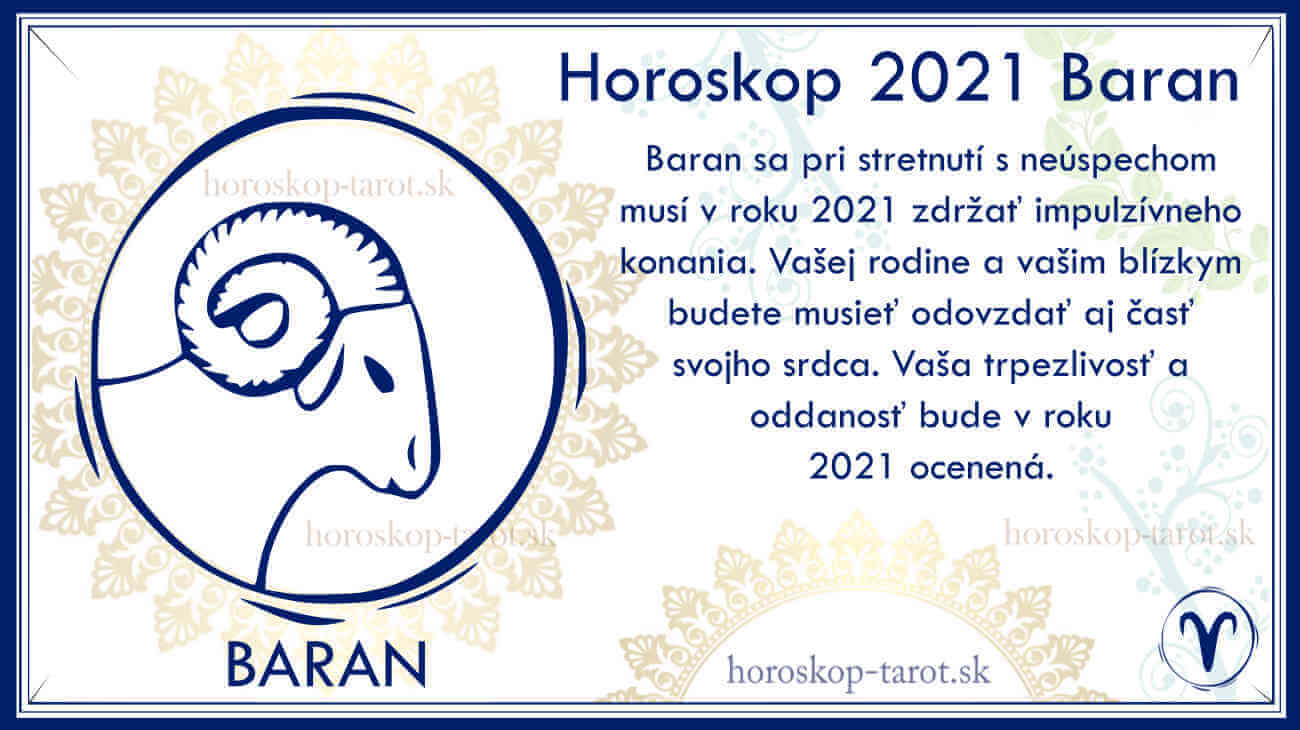 horoskop 2021 pre znamenie baran