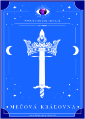 tarotové karty mečová kráľovná veštenie